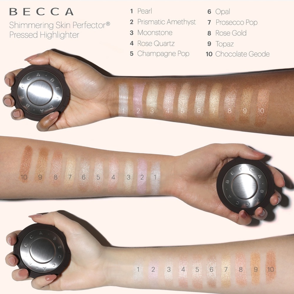 BECCA Shimmering Skin Pressed Powder Rose Quartz - Picture 14 of 16